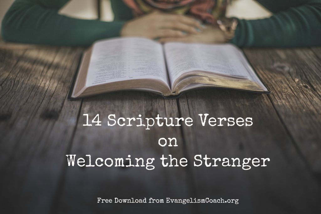 14 Scriptures Wel ing The Stranger